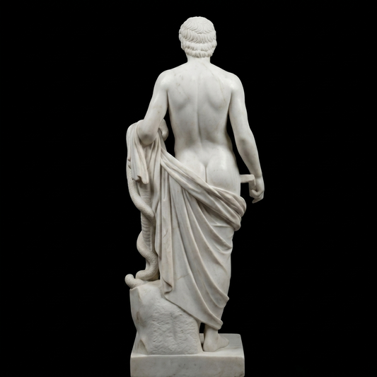 Colossal statue of Antinous Natural Marble Statue