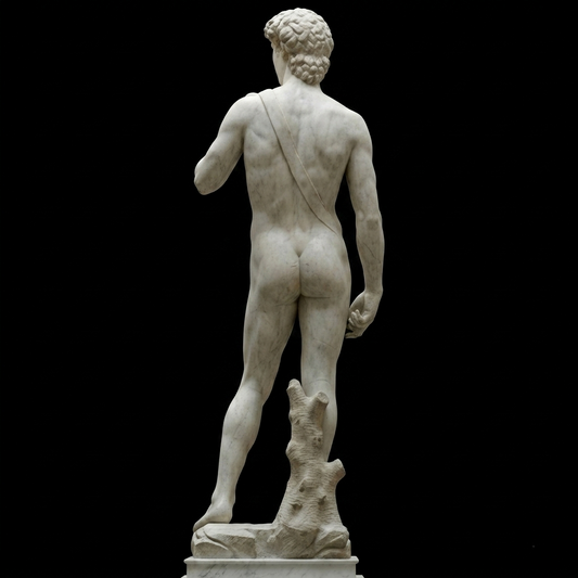 David Natural Marble Statue