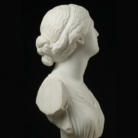 Bust from The Daughters of Niobe Natural Marble Statue