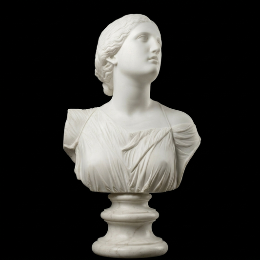 Bust from The Daughters of Niobe Natural Marble Statue