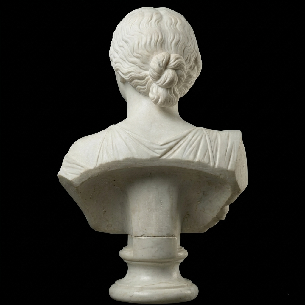 Bust from The Daughters of Niobe Natural Marble Statue