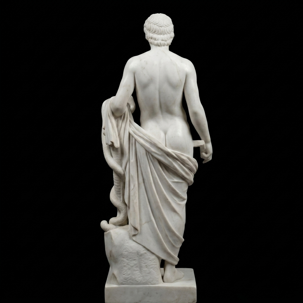 Colossal statue of Antinous Natural Marble Statue