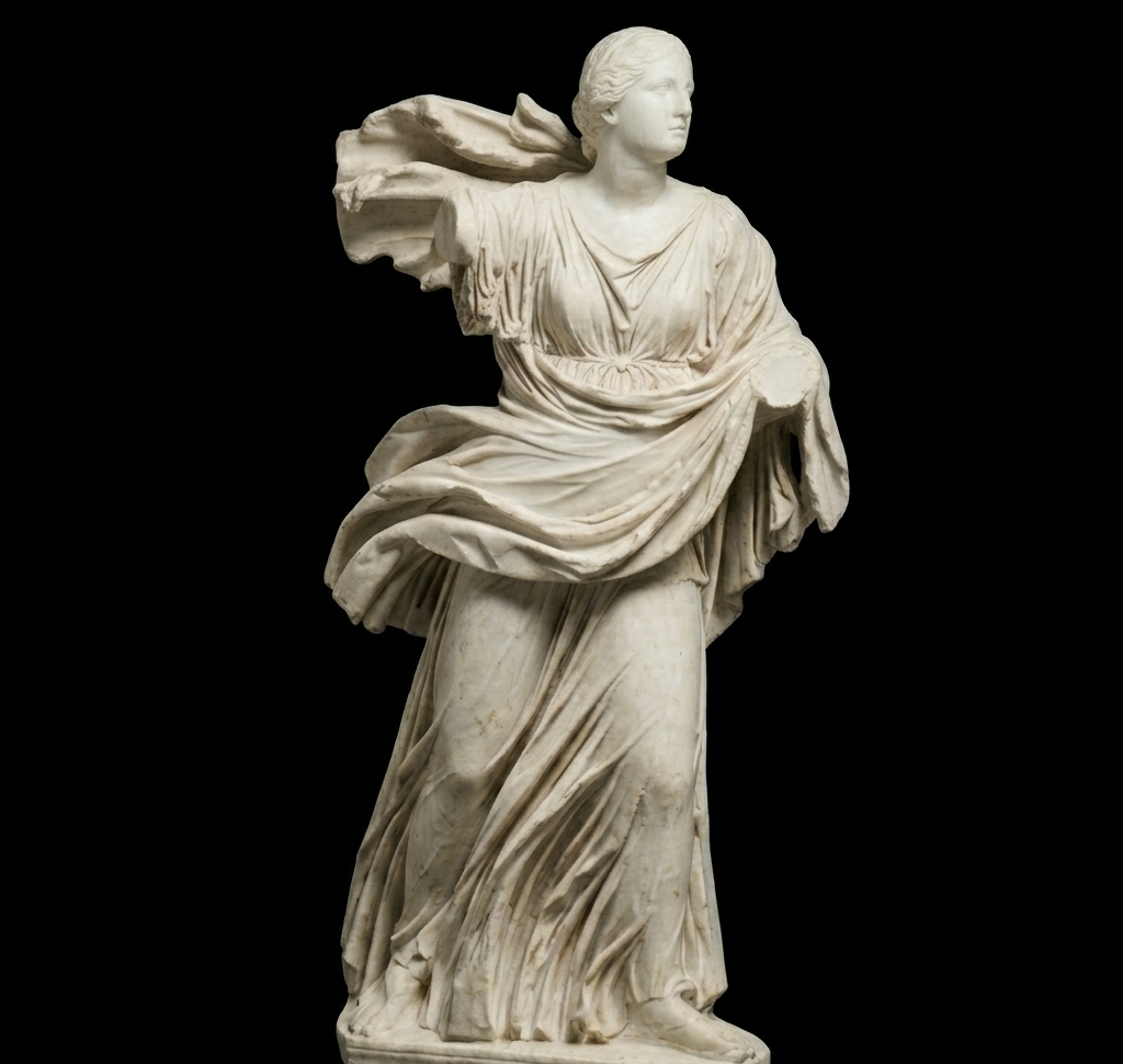 The Chiaramonti Niobid Natural Marble Statue