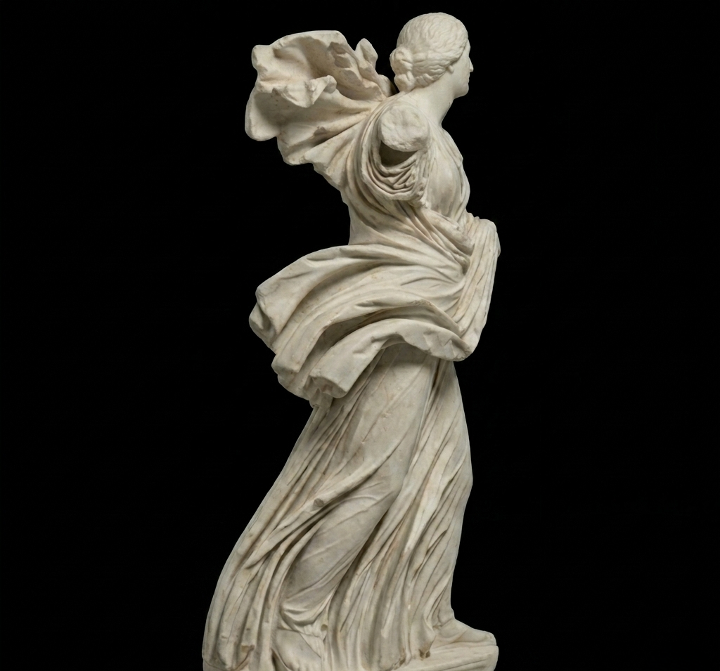 The Chiaramonti Niobid Natural Marble Statue