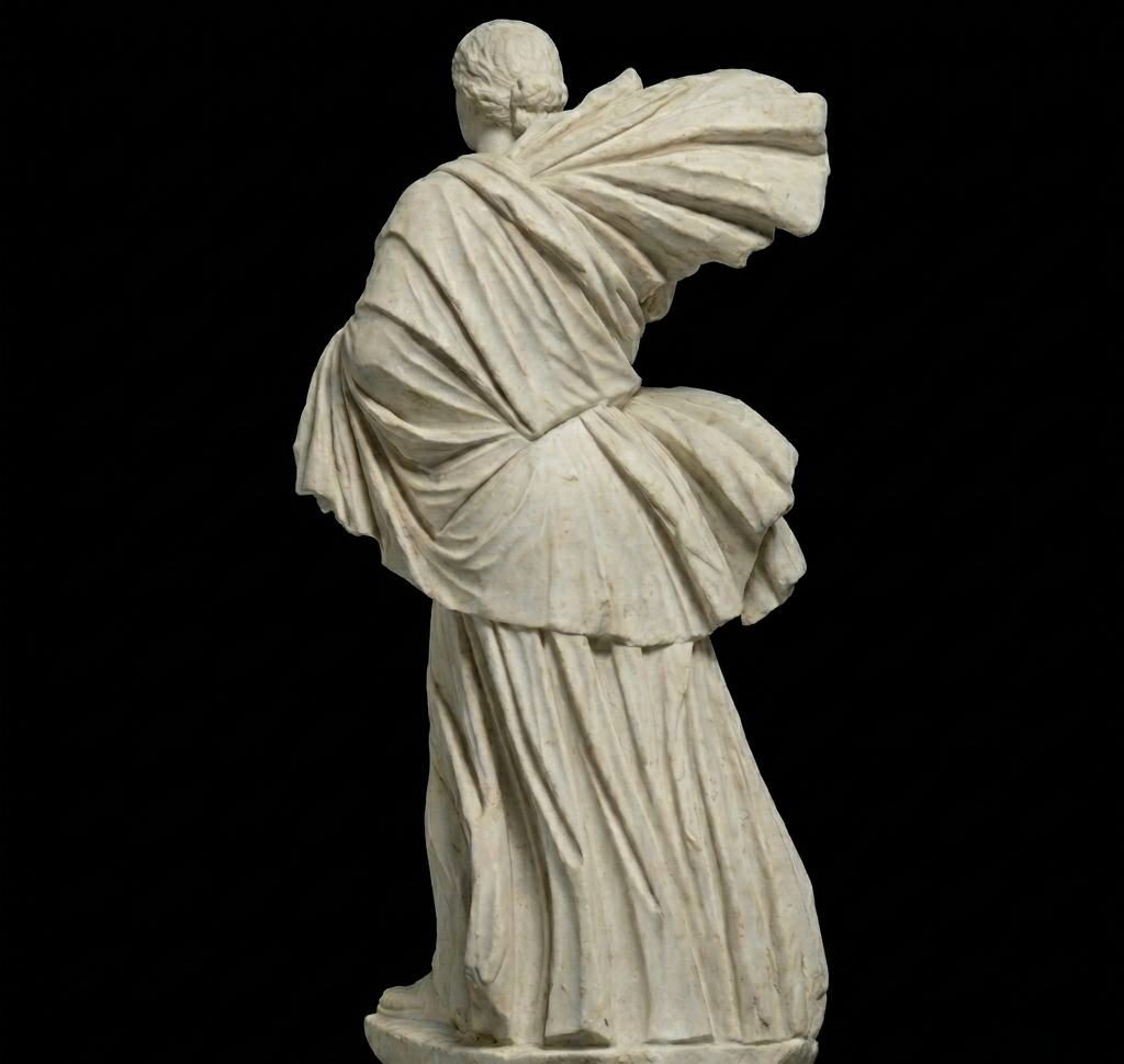 The Chiaramonti Niobid Natural Marble Statue