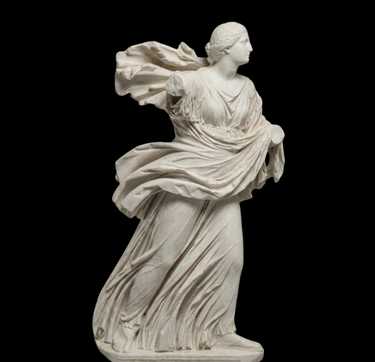 The Chiaramonti Niobid Natural Marble Statue