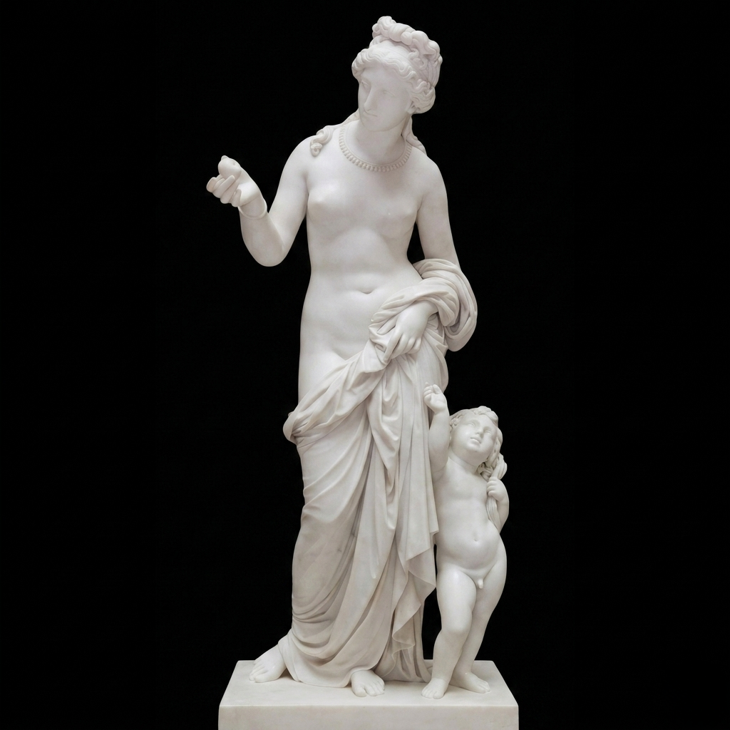Venus Bengt Erland Fogelberg Natural Marble Statue