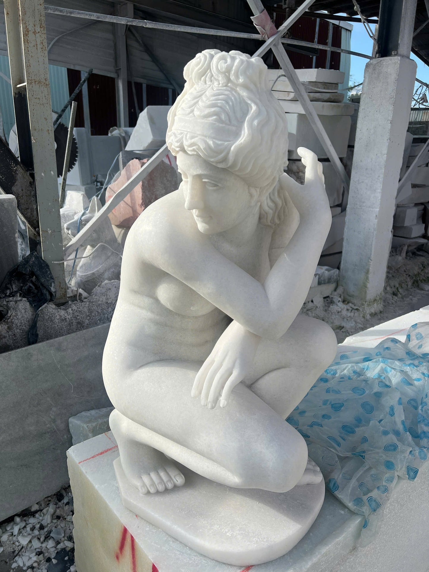 Apollo Belvedere Natural Marble Statue