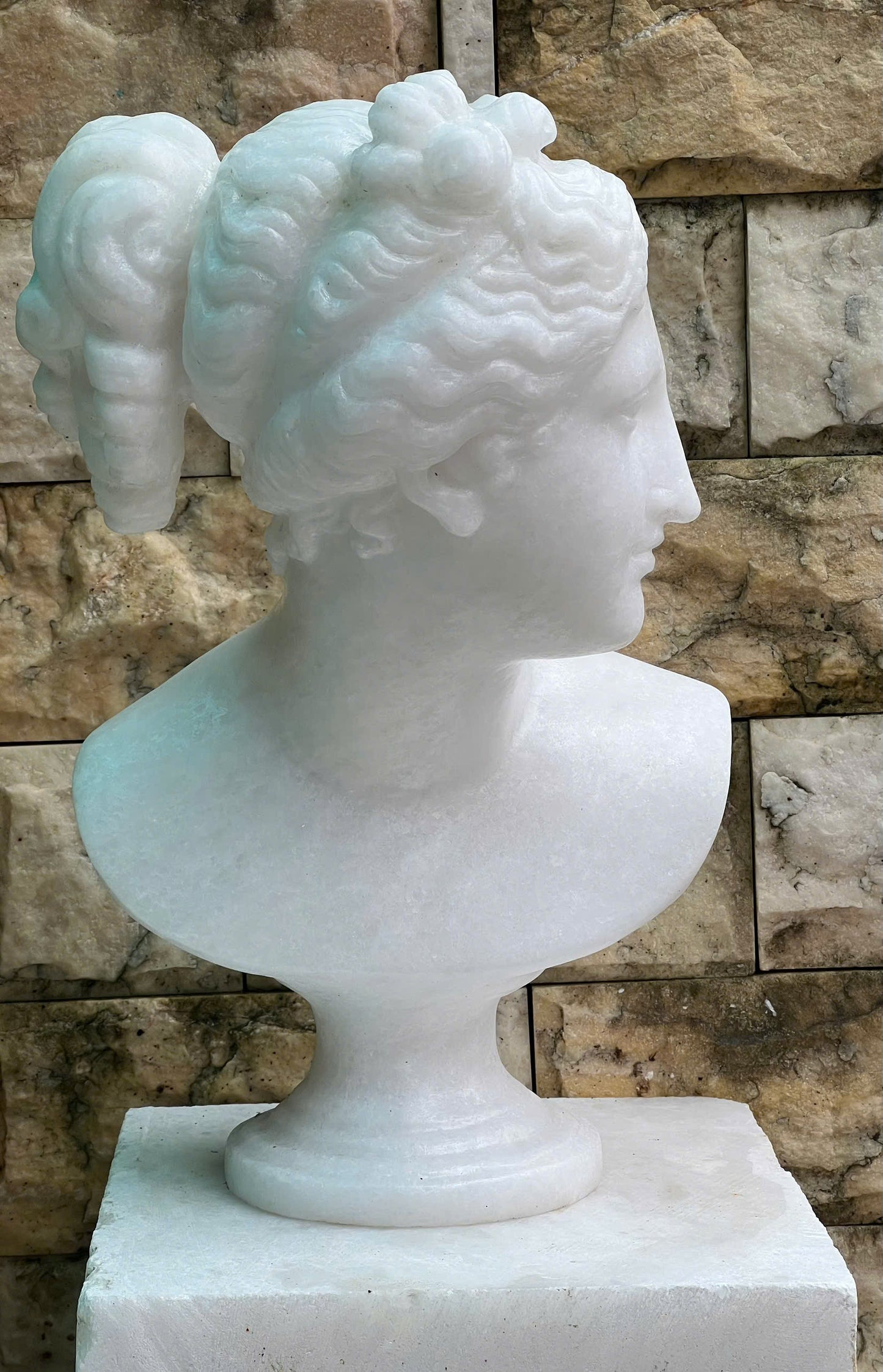 Apollo Belvedere Natural Marble Statue