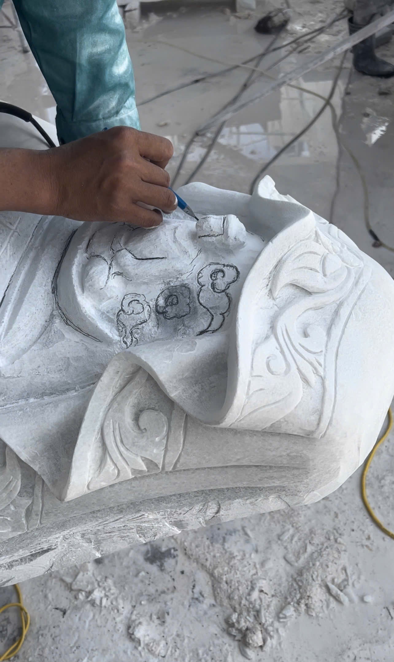 Apollo Belvedere Natural Marble Statue