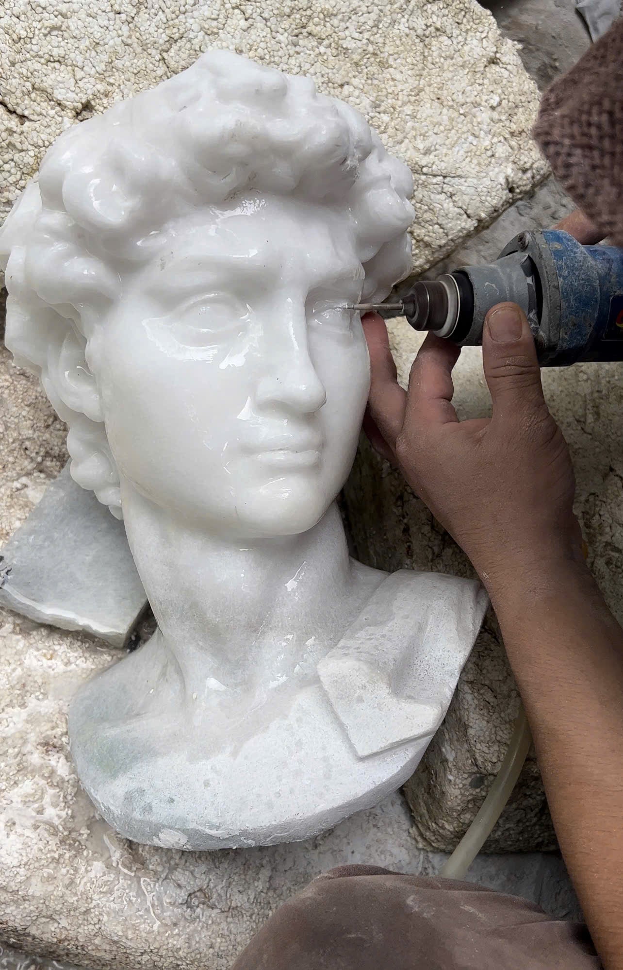 Apollo Belvedere Natural Marble Statue