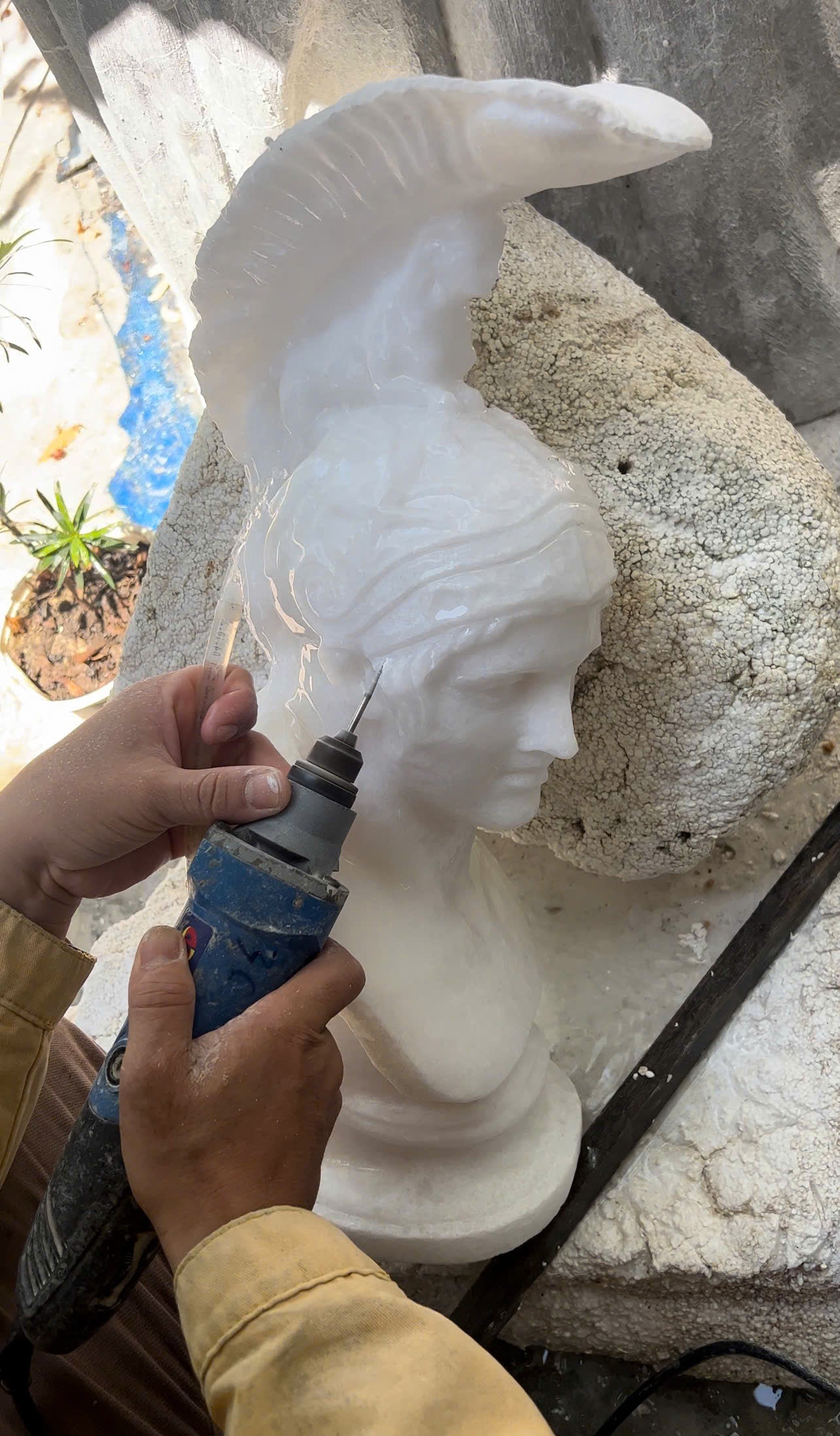 Apollo Belvedere Natural Marble Statue