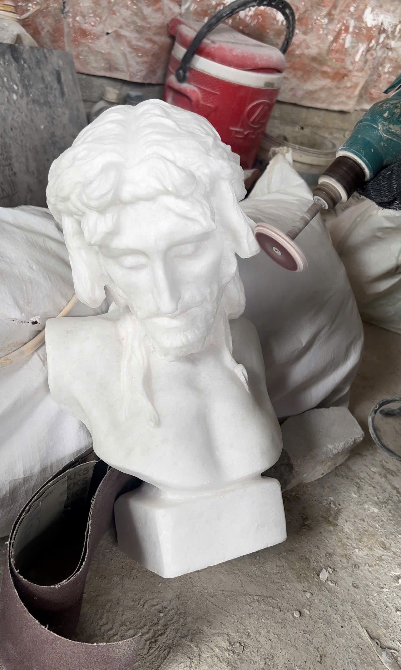 Apollo Belvedere Natural Marble Statue