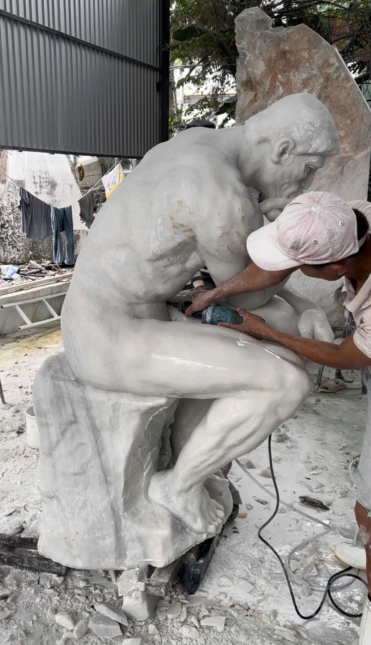 Apollo Belvedere Natural Marble Statue
