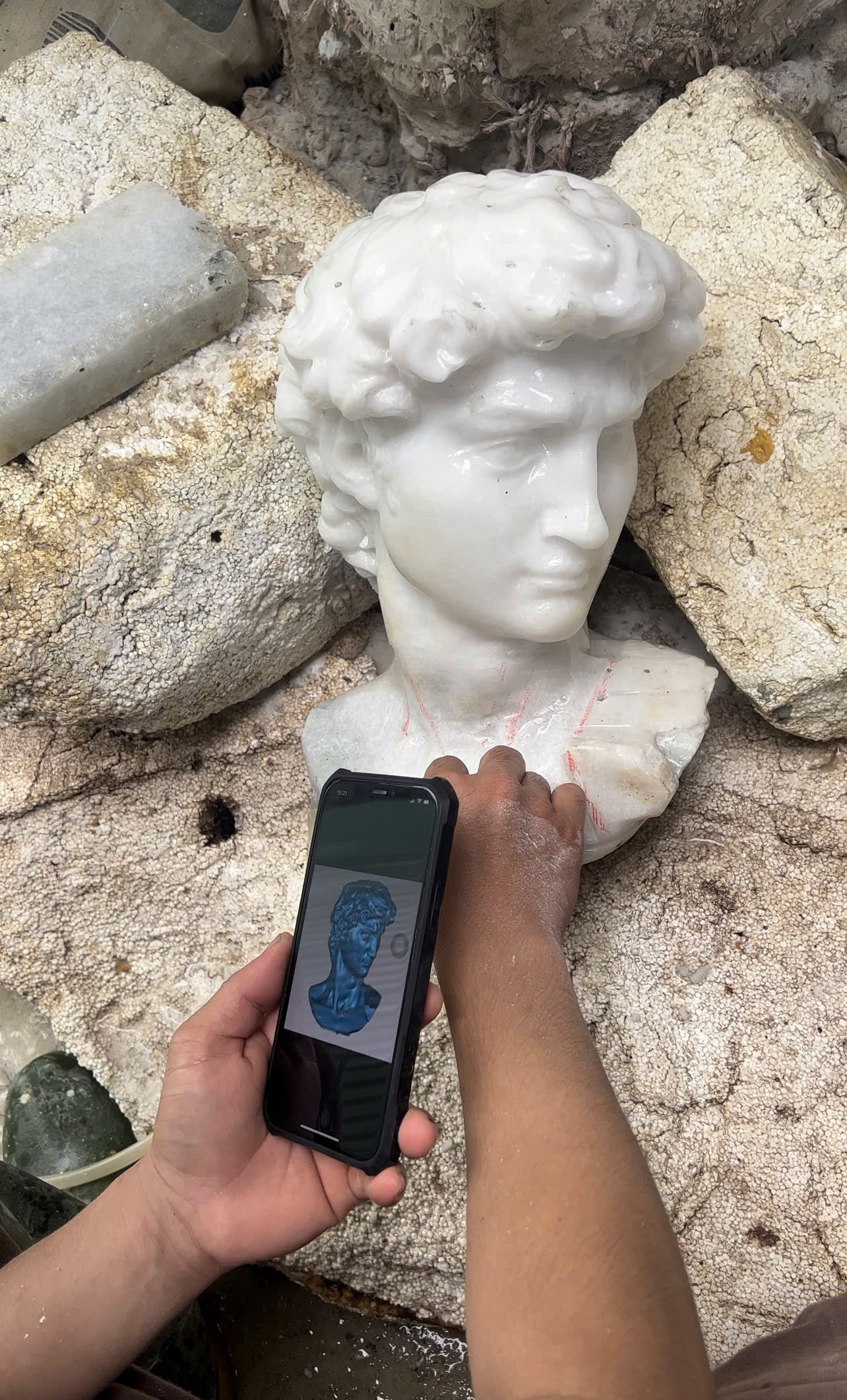 Apollo Belvedere Natural Marble Statue