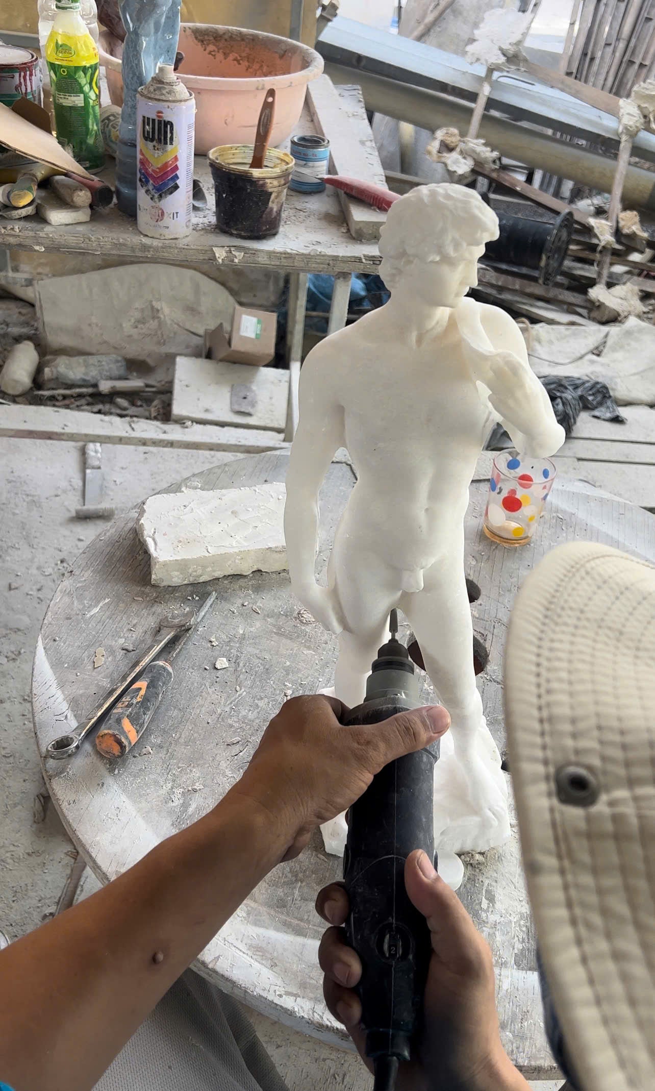 Apollo Belvedere Natural Marble Statue