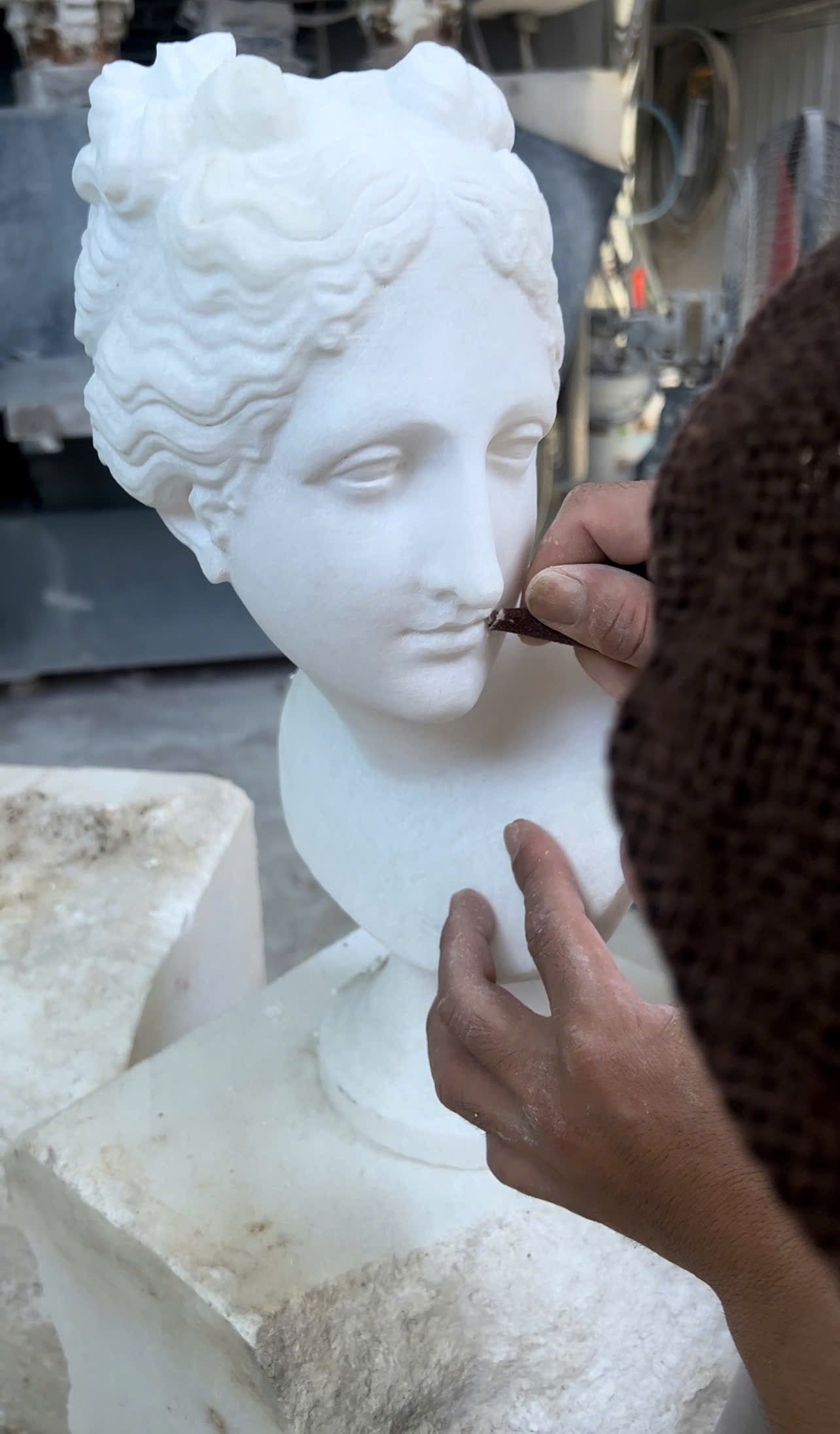 Apollo Belvedere Natural Marble Statue