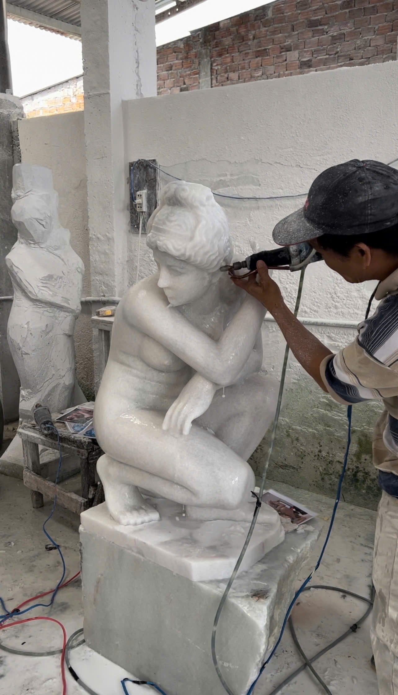 Apollo Belvedere Natural Marble Statue